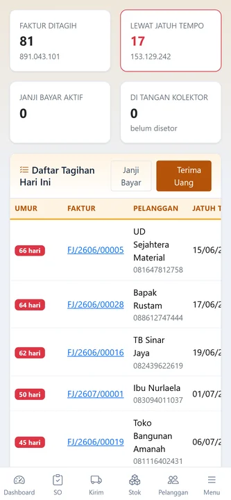Penagihan lapangan
